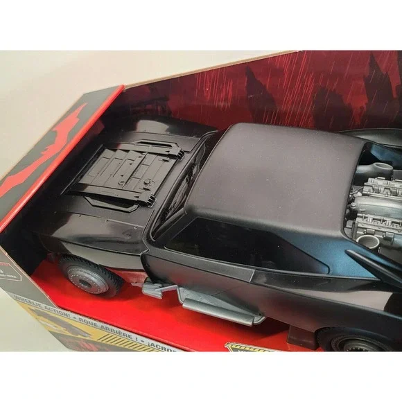 DC The Batman Movie BATMOBILE w/Lights/Sounds & 4.5” Figure 2022 Spin Master NEW